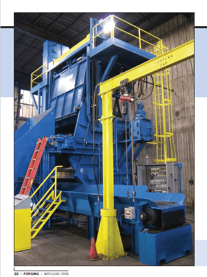 Forging Magazine covers Wheelabrator manufacturing