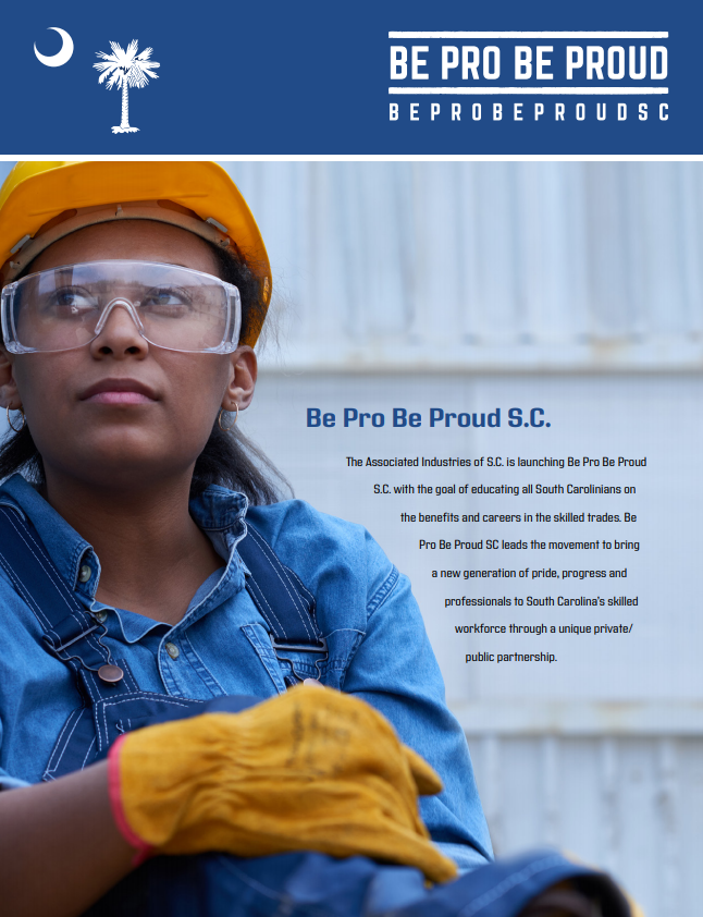 Be Pro Be Proud SC Brochure cover