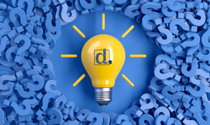 Graphic for Mastering Marketing series a light bulb