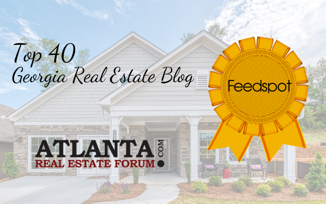 Atlanta Real Estate Forum is named a top 40 real estate blog