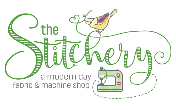 The Stitchery Logo Rebranding of Rome Ga boutique store