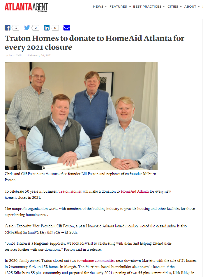 Atlanta Agent Anniversary Article