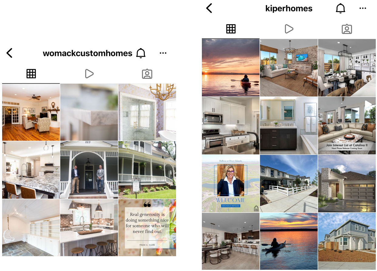 Instagram: Selling New Homes Off the Grid