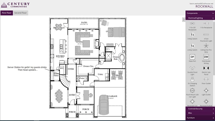 Century Communities space planner