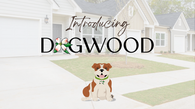 Dogwood, the official ranch cottages for rent mascot. 