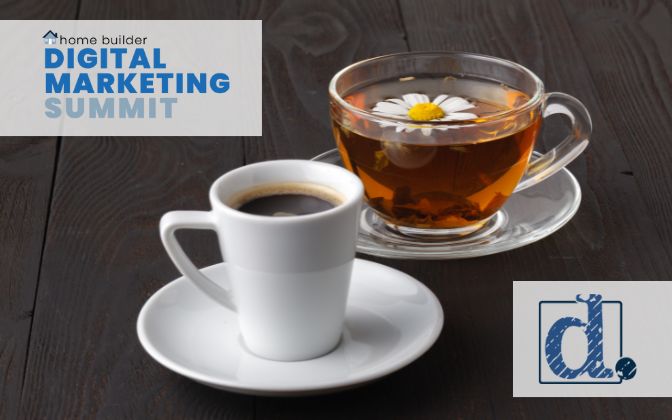 Home Builder Digital Marketing Summit coffee and tea sponsor